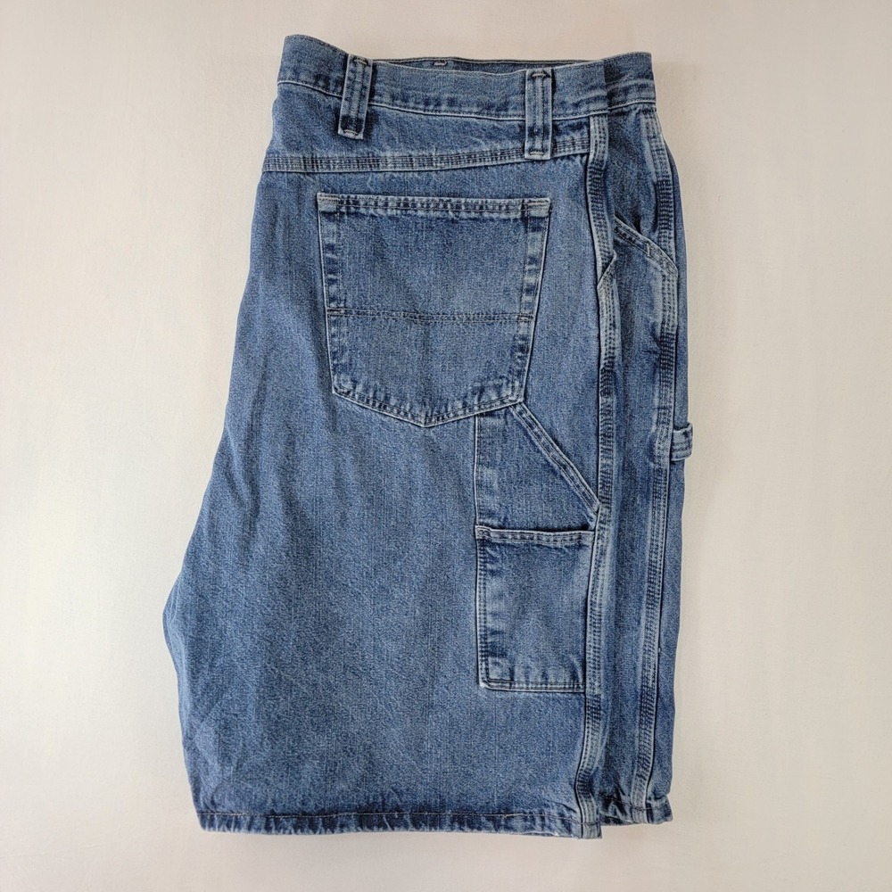 Wrangler Originals Carpenter Denim Shorts / Jorts Blue Medium Wash Mens Size 44